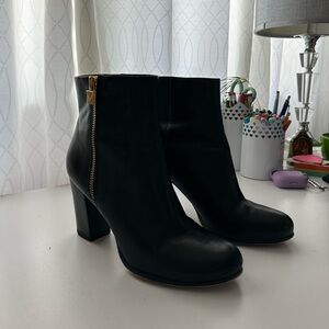 Michael Kors Black Leather Boots | Size: 10 M
